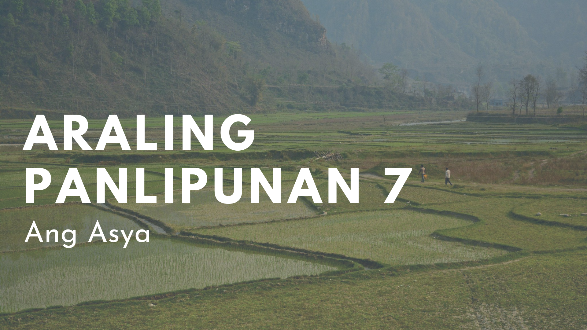 Araling Panlipunan 7